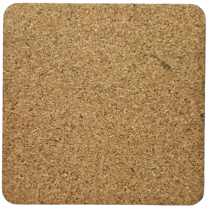 ♈♉♊ Zodiac Cup Coaster Set (Set of 4) — MDF Hardboard + Cork Backing